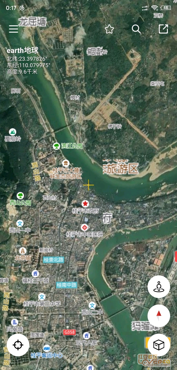 最新桂平衛(wèi)星地圖，開(kāi)啟一段溫馨有趣的探索之旅