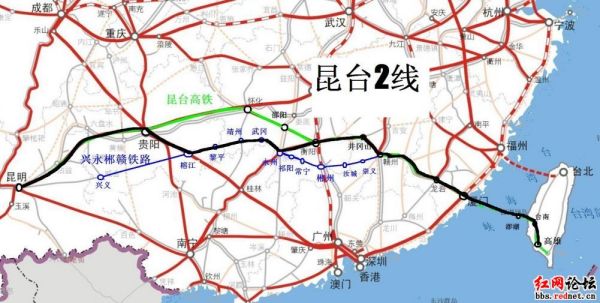 昆臺高鐵最新路線圖，一段精彩的旅程啟程