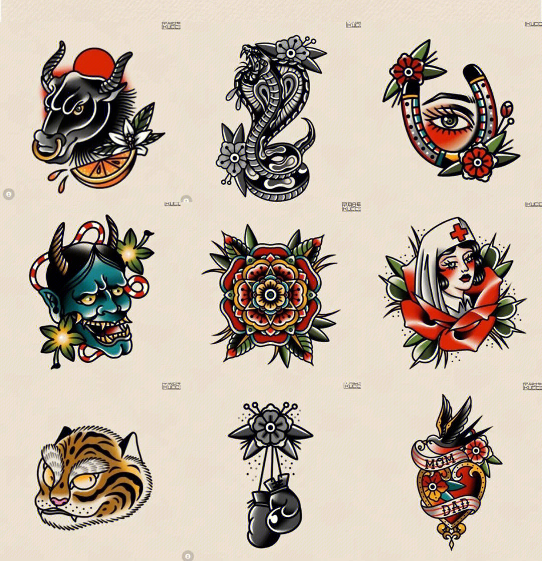 時(shí)尚潮流展現(xiàn)，最新紋身圖案設(shè)計(jì)精選