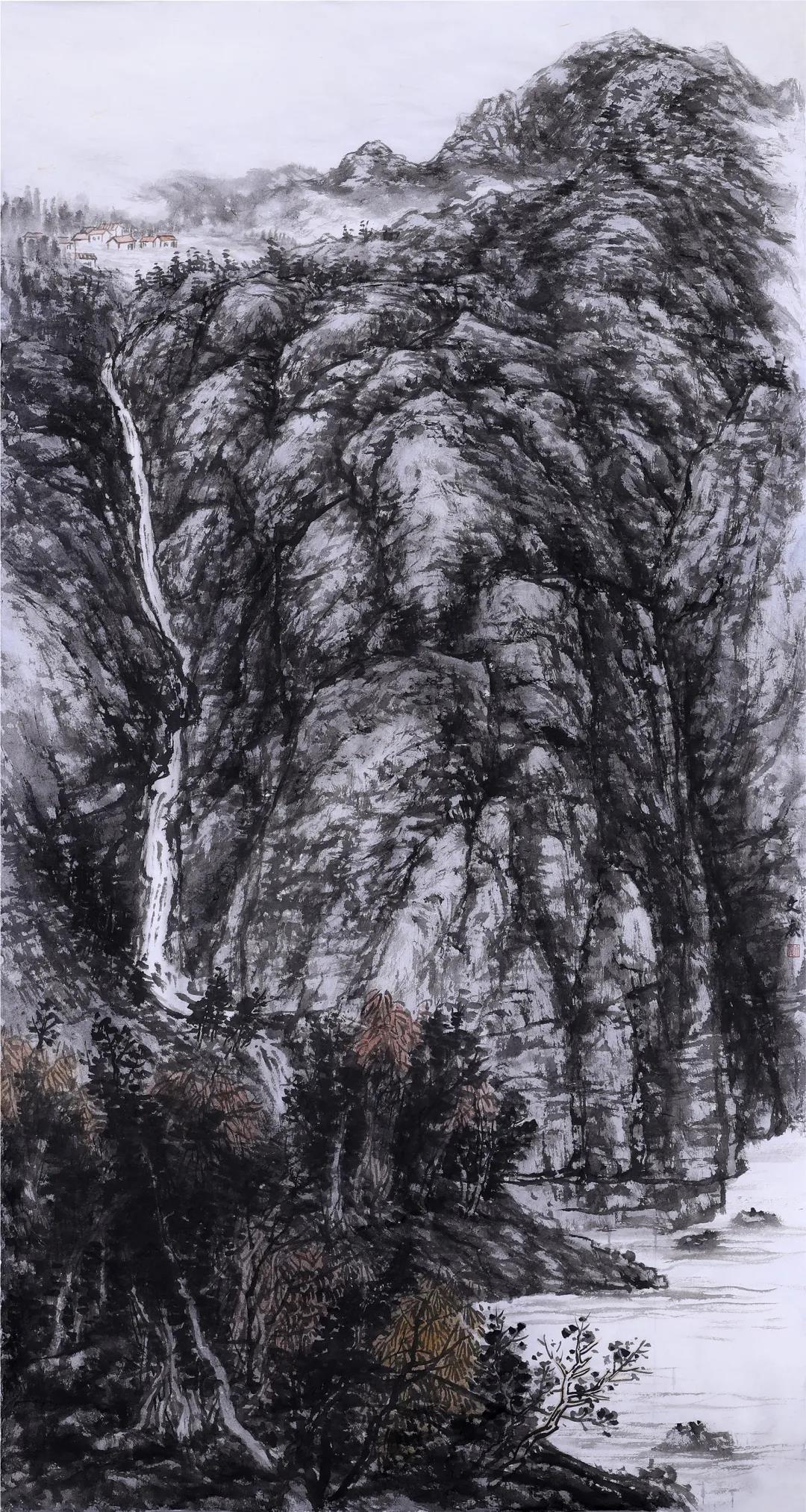 科技與藝術(shù)的融合，最新智能山水畫屏展現(xiàn)自然之美