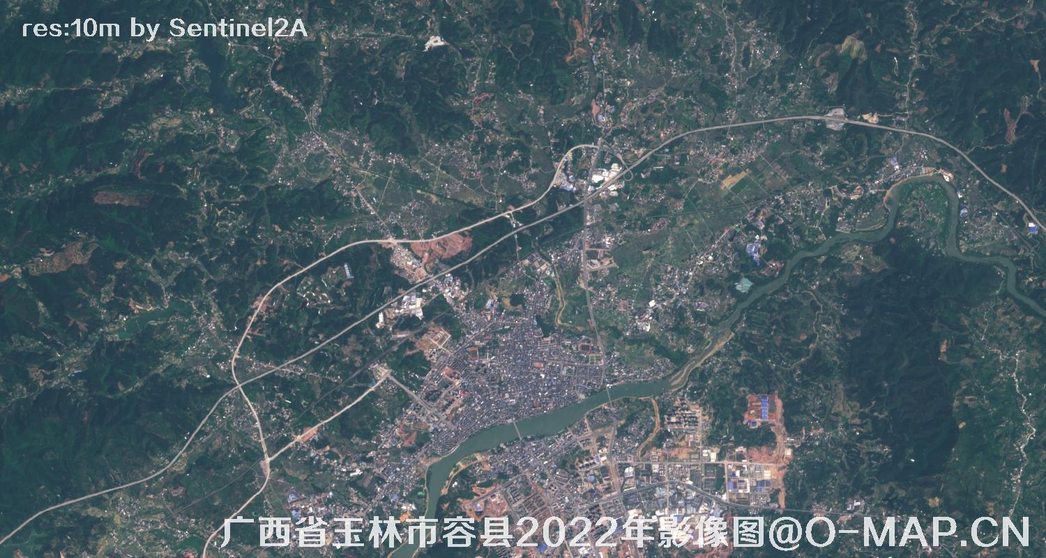 容縣最新航拍全景，一覽無(wú)余的美麗風(fēng)光??